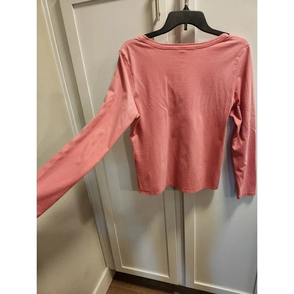 Vtg Victoria's Secret Light Weight Knit V-Neck Cardigan Pink 2005 - Sz S - Picture 2 of 8